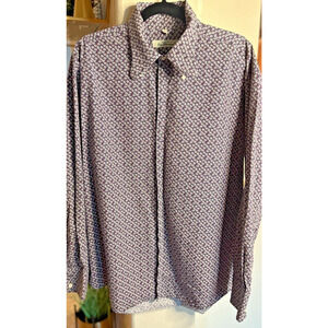Ben Sherman Long Sleeve Button Down Collared Dress Shirt Size 4/XL